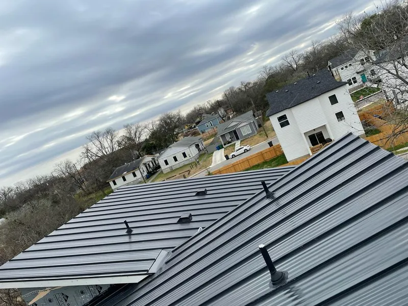 Standing seam metal roof panels with vents for Skylight Repair in Delmar